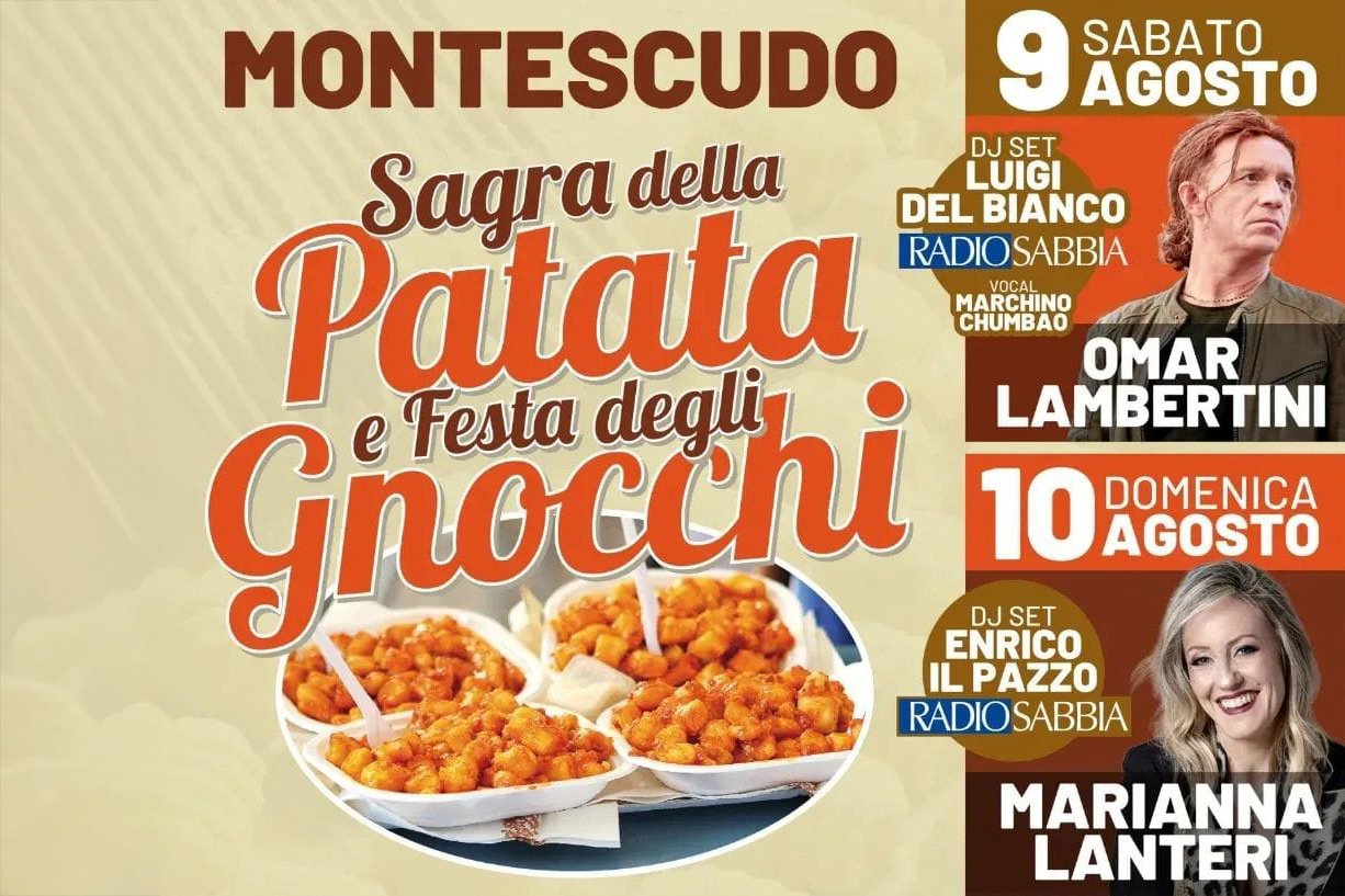 Sagra della Patata e Festa degli Gnocchi 2025 – Montescudo